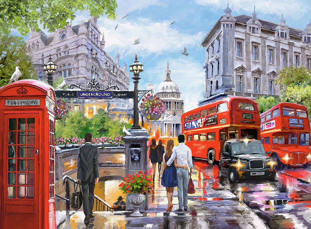 Puzzle 2000 Spring in London Castor Kod producenta C-200788