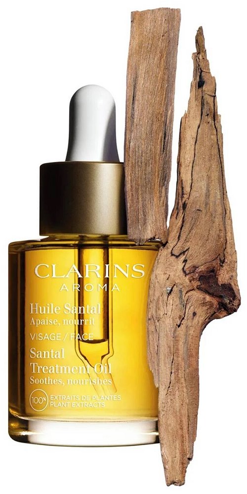 Olej na obličej Clarins Santal Face Treatment Oil 30 ml Dry Skin