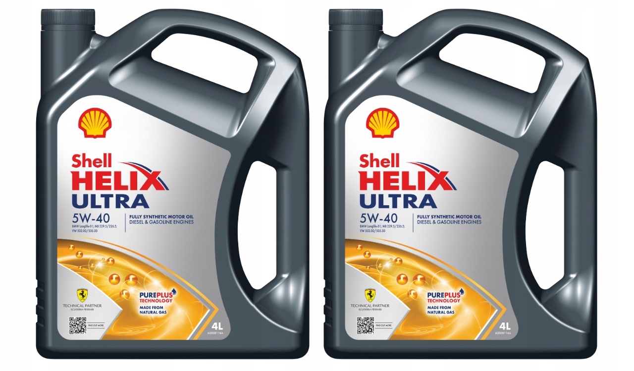 Olej silnikowy Shell Helix Ultra 5W40 A3/B4 8L Zawieszka Serwisowa