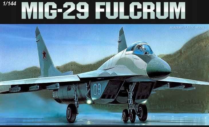 

MiG-29 A Fulcrum Model Do Sklejania #12615 Academy