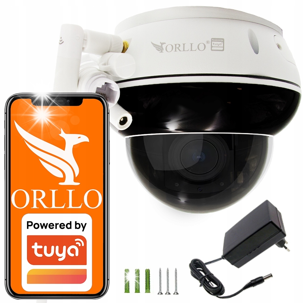Kamera Ip Orllo TZ7 5MPx WiFi PoE Obrotowa Tuya Ir Led Zewnętrzna
