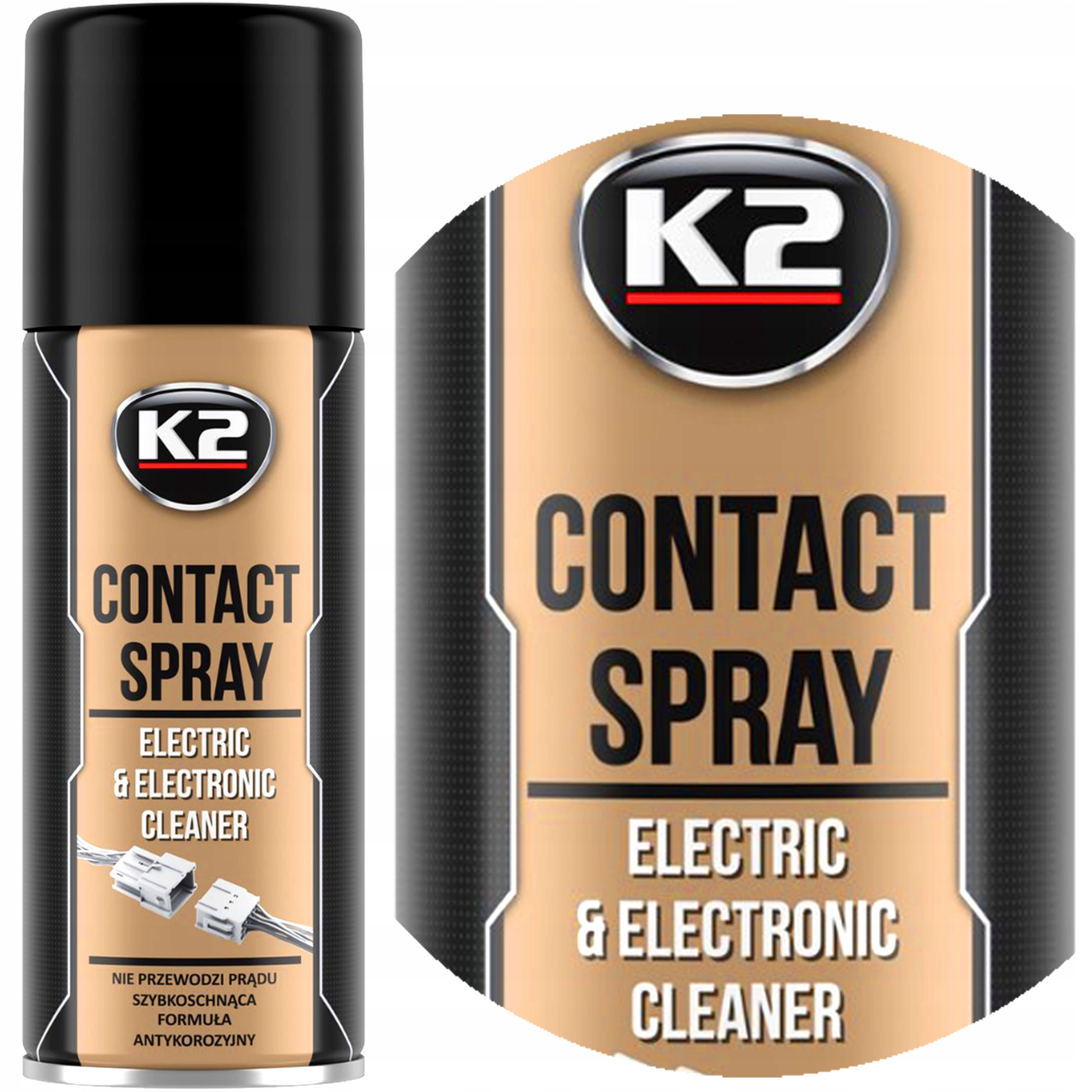 Contact Spray K2 do czyszczenia wtyczek złączy i styków-bezpieczny i szybki