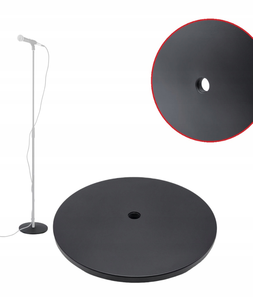 PODSTAWA OKRĄGŁA DO STATYWÓW MIKROFONOWYCH 3,2kg