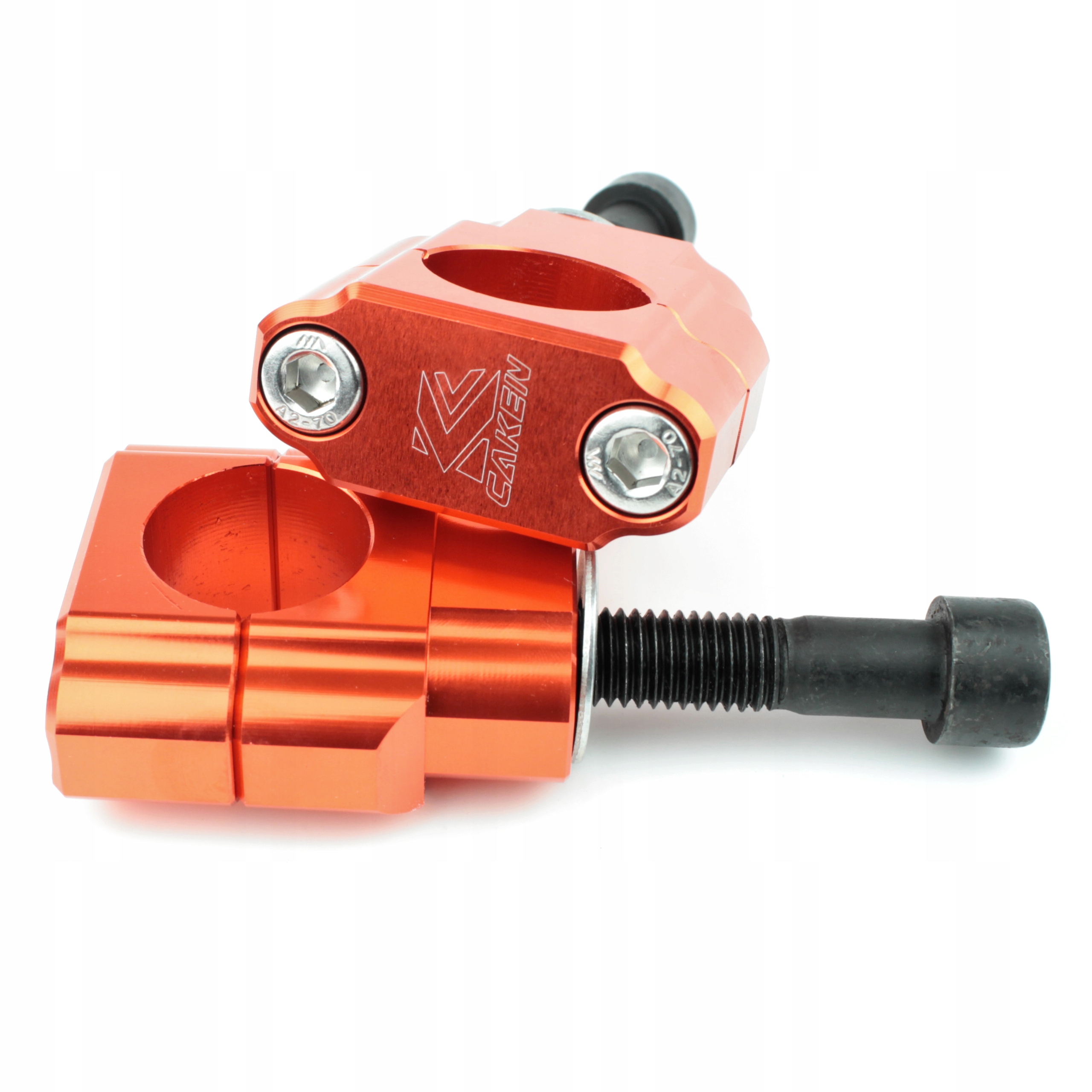 Adapter podwyższenie kierownicy 28 mm pomarańczowy Dopasowanie do pojazdu produkt uniwersalny