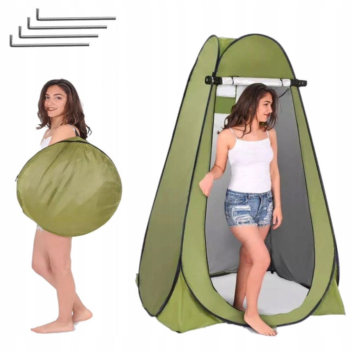 Stan Plážová Převlékárna Skládací Přenosná Toaleta Pop Up