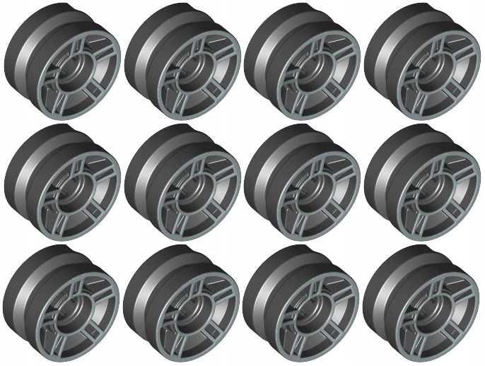 

Lego Felga 11x6 Czarna/Black (50944/6022424) x12
