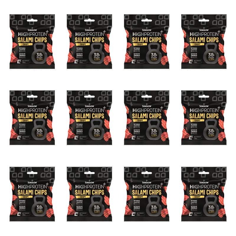Salami Chips crispy 25g High Protein+ X12