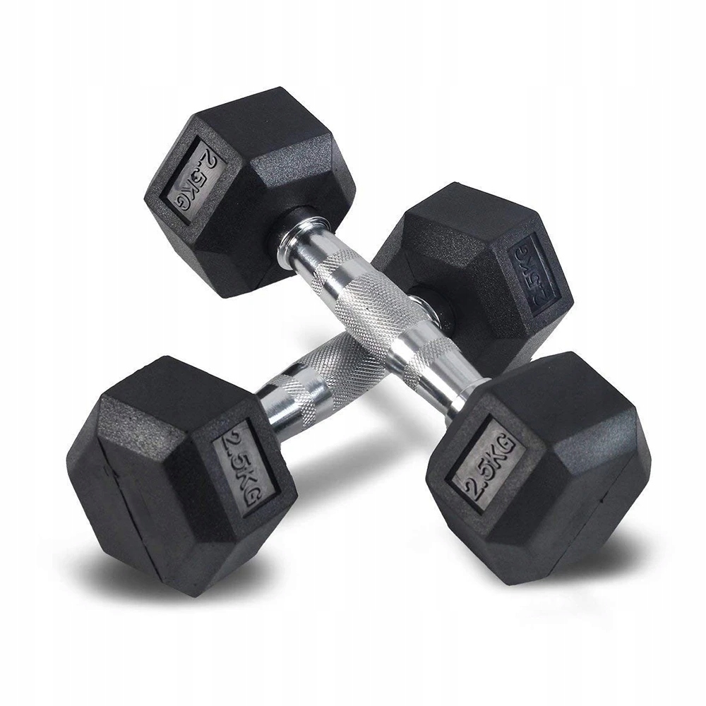

Body-Solid hantle gumowane Hexru 2x20 kg para