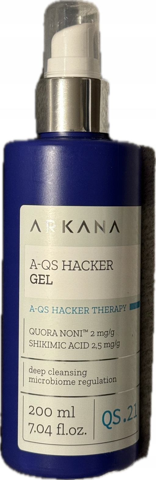 Arkana A-qs Hacker -gel Na Obličej Reguluje Mikrobiom Čistí 200 ml