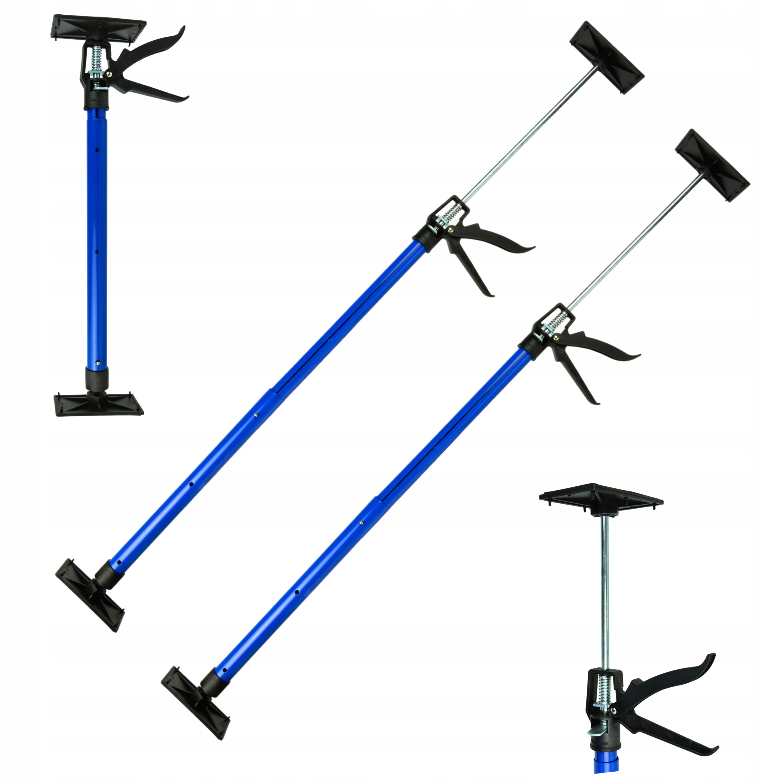 2X PODPORA TELESKOPOWA ROZPIERAK DO MONTAŻU PŁYT GK 50-115CM SUFITOWA