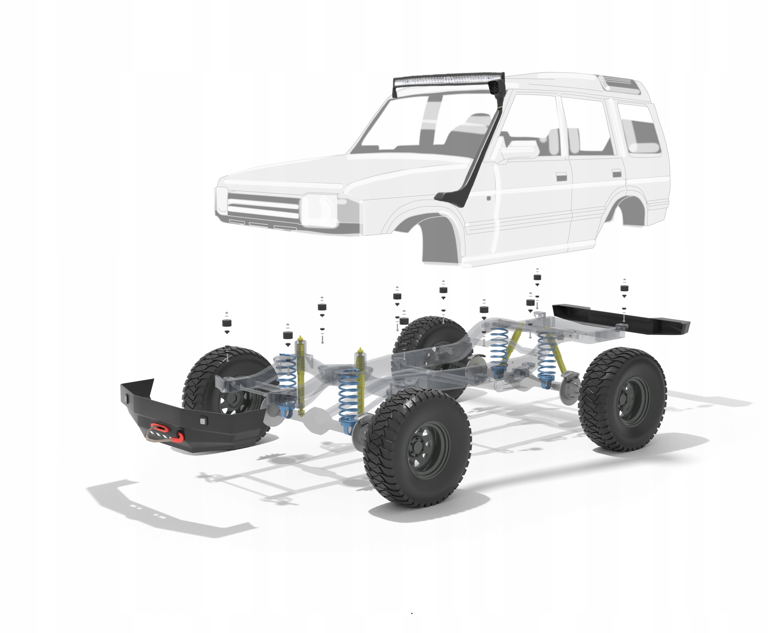 Land Rover Discovery 1 Body Lift 2 Lift 5cm