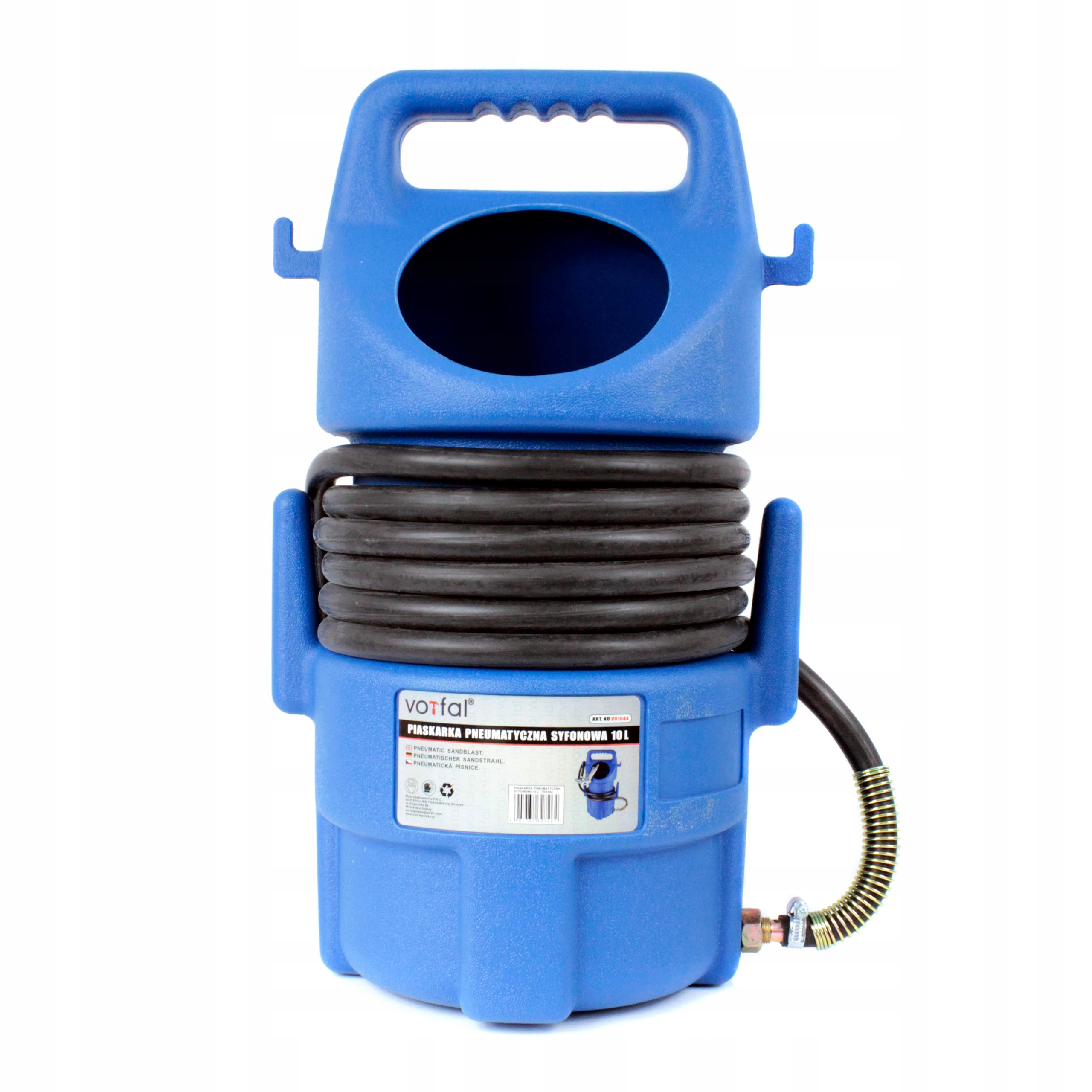 PIASKARKA SYFONOWA MOBILNA 10L PISTOLET + 4 DYSZE Rodzaj syfonowa