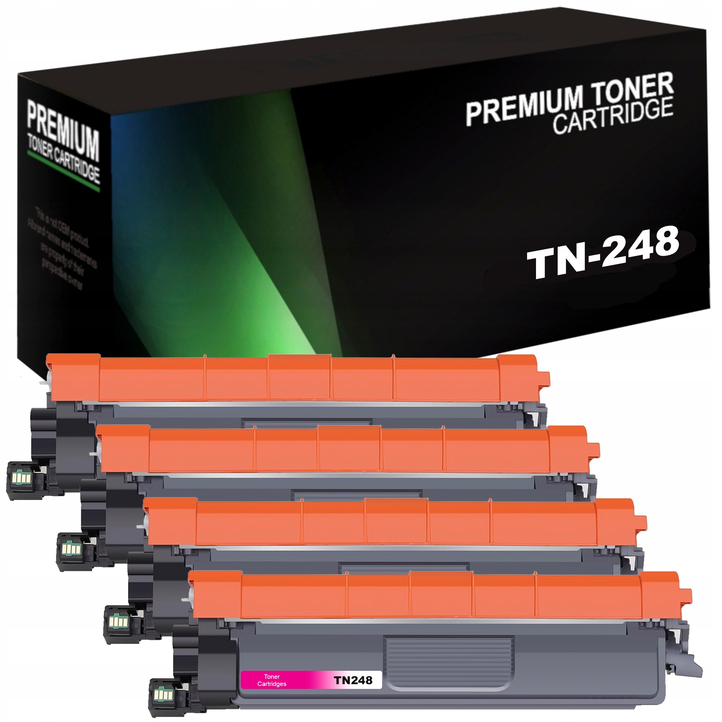 Sada tonerů XL pro TN248 DCP-L3520CDW DCP-L3560CDW HL-L3220CW Cmyk