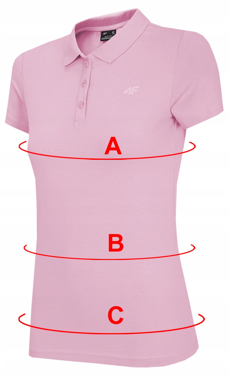 KOSZULKA POLO DAMSKA 4F F132 BAWEŁNIANA POLÓWKA T-SHIRT LIMITOWANA L Wzór dominujący bez wzoru