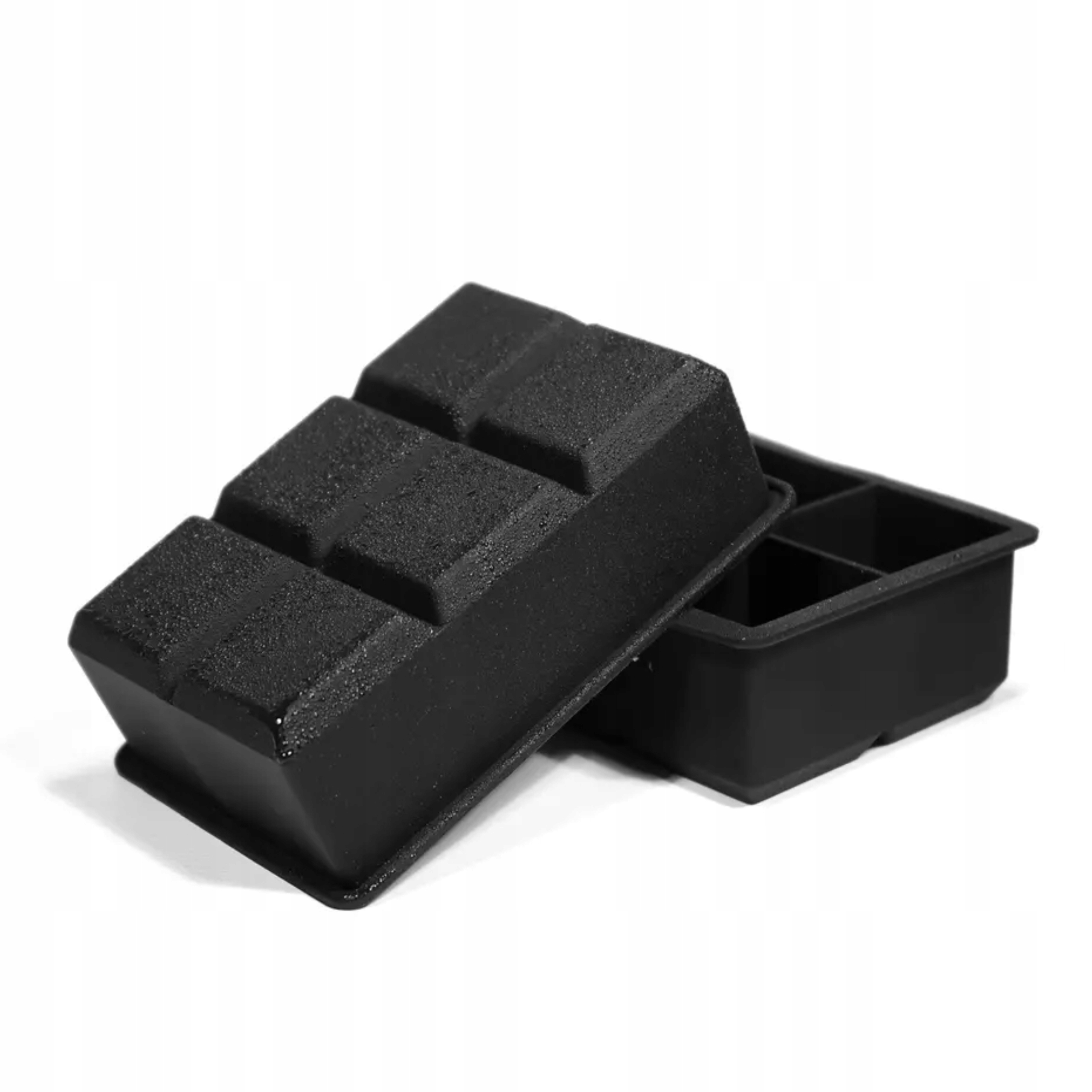 FORMA DO LODU SILIKONOWA XL DUŻE KOSTKI FORMY FOREMKI SILIKONOWE Z POKRYWKĄ Szerokość 50 mm