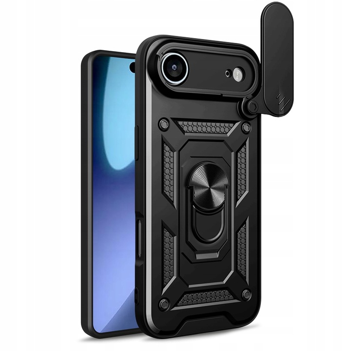 Techsuit – CamShield Series ochranný kryt na iPhone 17 Air – čierny
