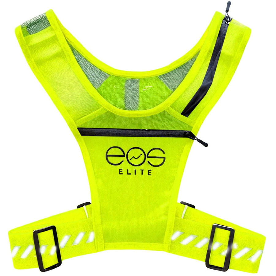 Voděodolná běžecká vesta Eos Elite UltraLight Fluo univerzální zelená