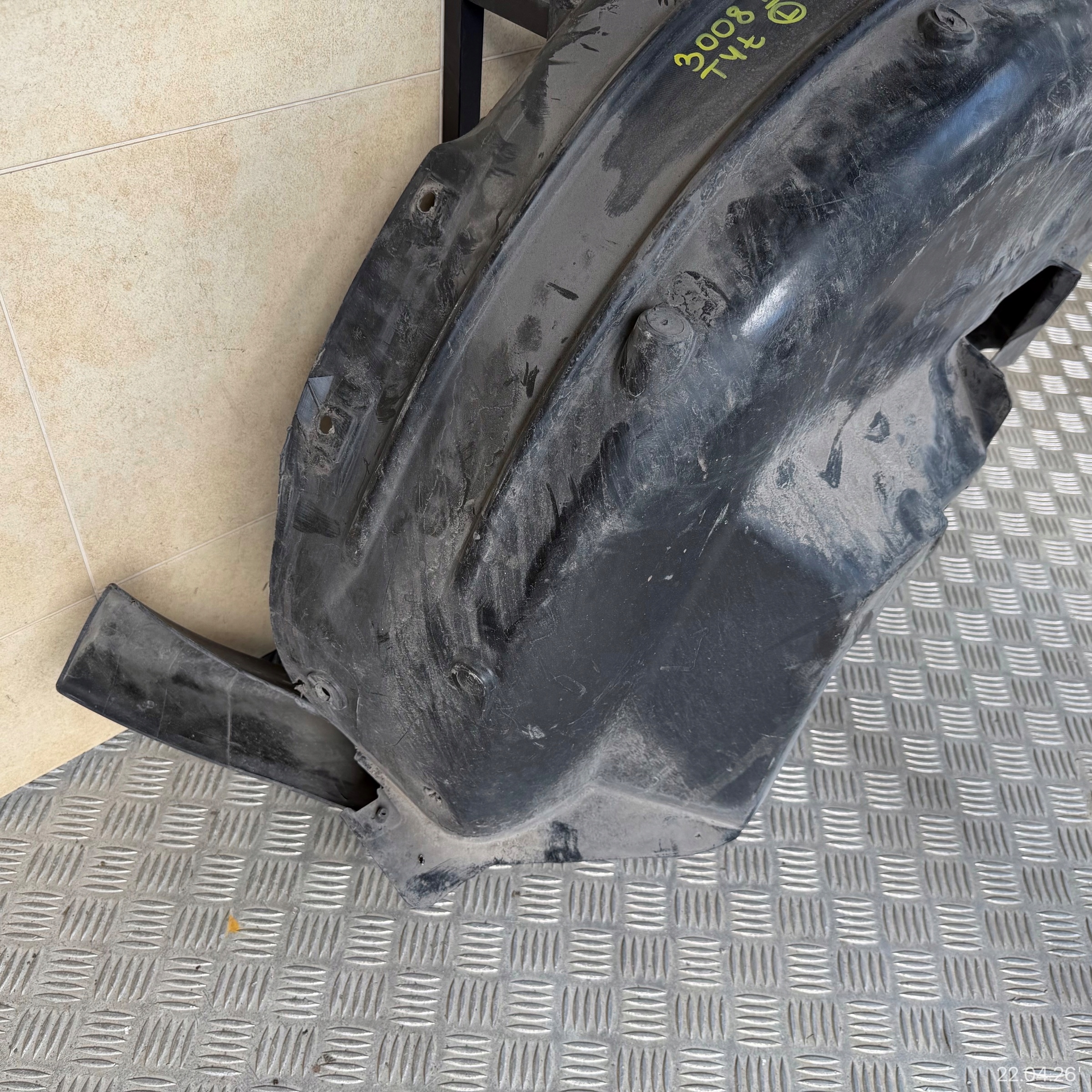 mudguard rear. left PEUGEOT 3008 II 9810125680