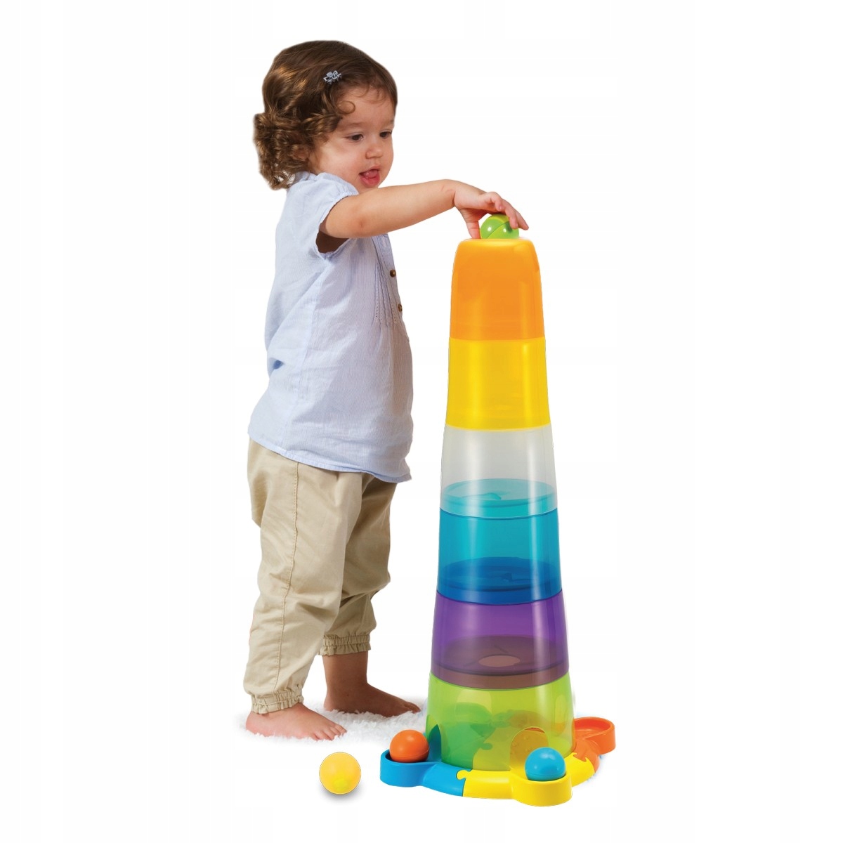 

Wieża Z Piłeczkami Sorter Piramidka Smily Play