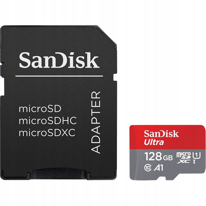 SanDisk Karta pamięci Ultra micro SD 128GB 100MB/S Kod producenta SDSQUNR-128G-GN6MN