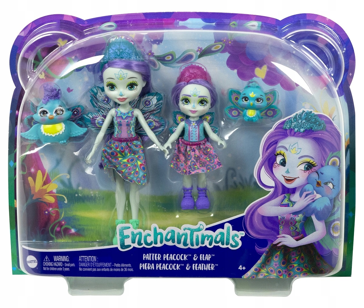 

Enchantimals Siostry Patter i Piera Peacock HCF83