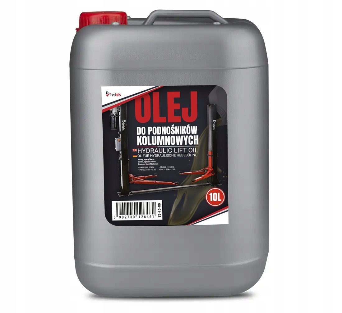 Olej do podnośników hydraulicznych HL32 10L REDATS
