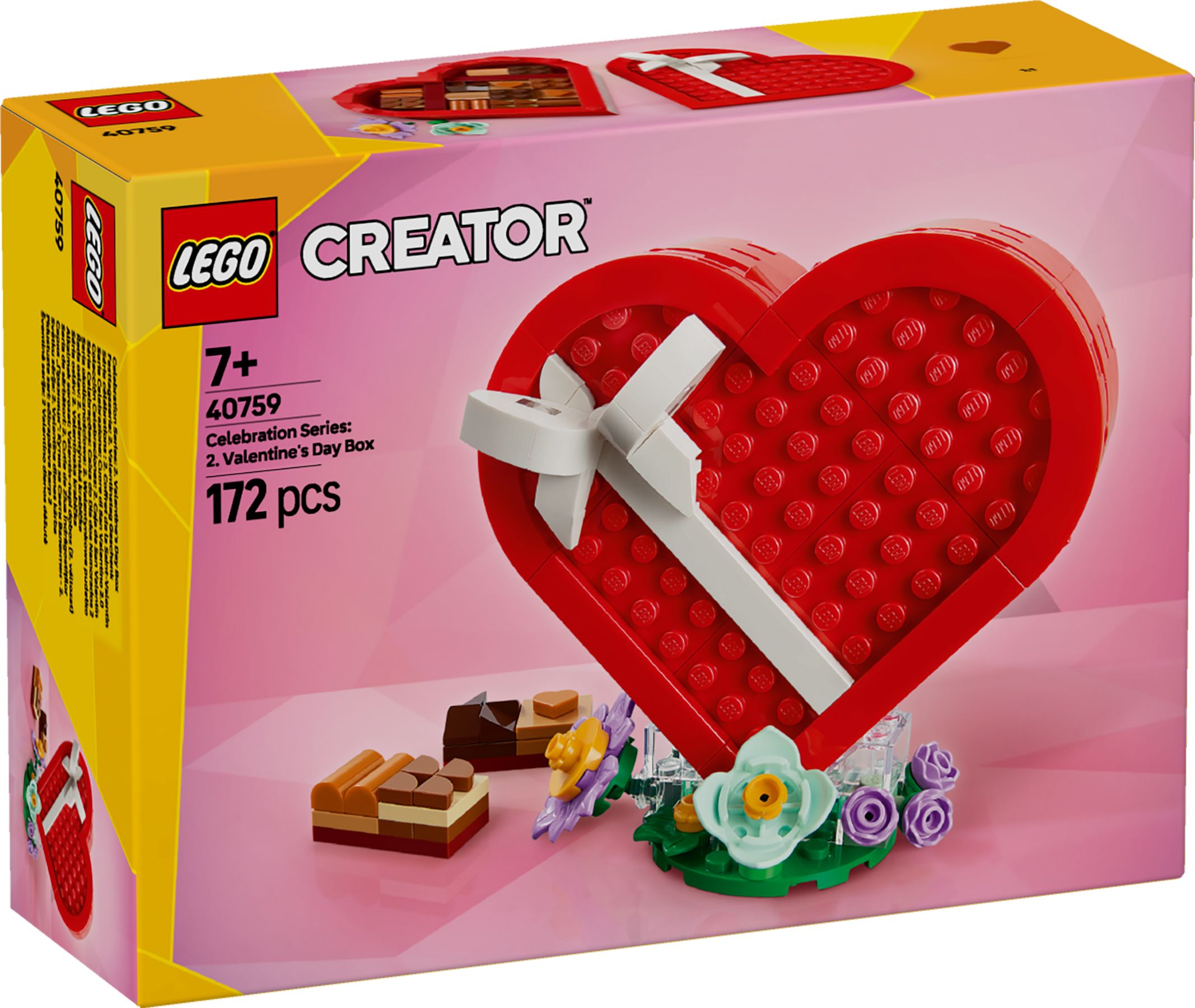 Lego 40759 Creator Valentýnská krabička Stavebnice Srdce jako dárek k Valentýnu