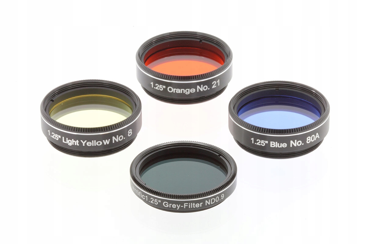 Zestaw filtrów do księżyca i planet do teleskopów