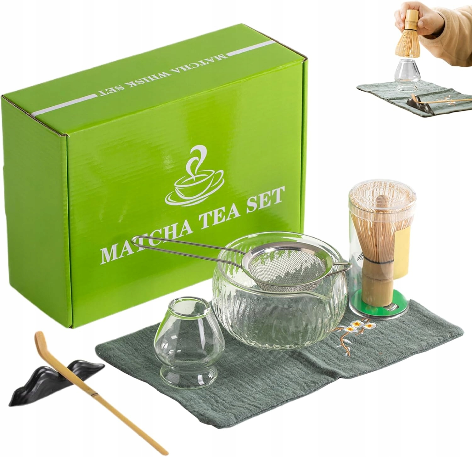 Levně Comforder Sada Na Matchu – Miska A Metla, Startovací Sada Sklo 7V1