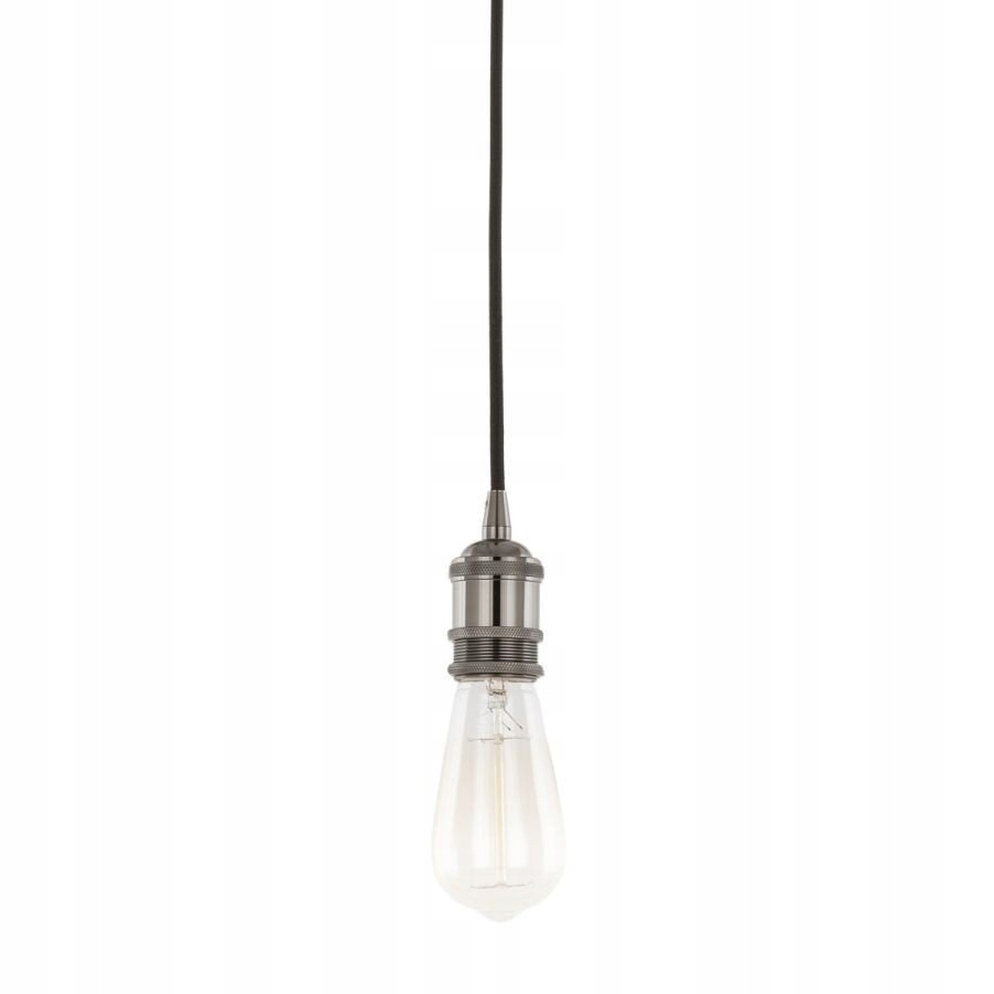 Závěsná lampa Italux Classo černá lesklá elegantní