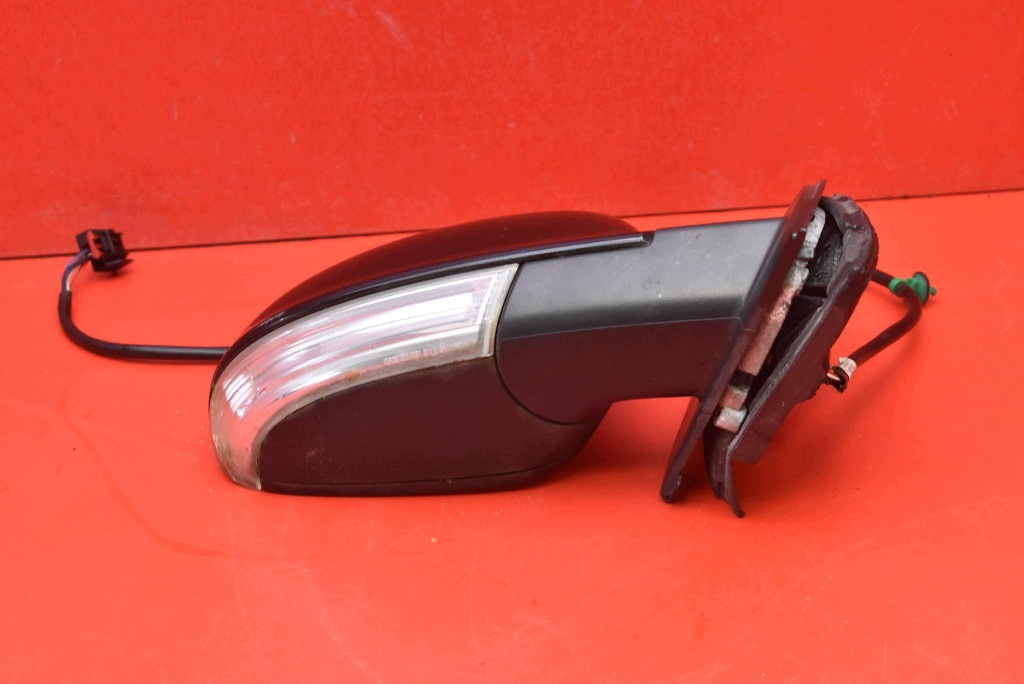 mirror right black, EU 010880 VW GOLF 5 V 03-09 7 PIN