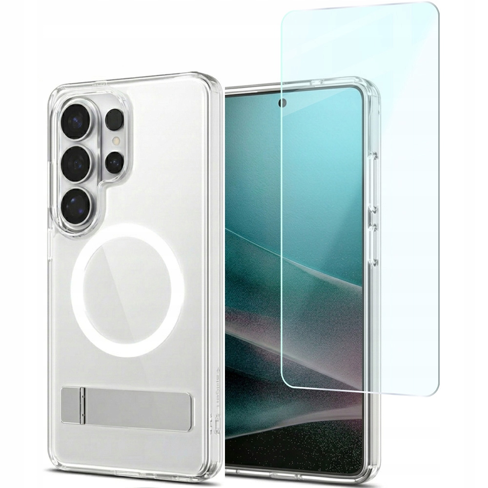 Etui Spigen Ultra Hybrid S do MagSafe do Galaxy S26 Ultra podstawka szkło