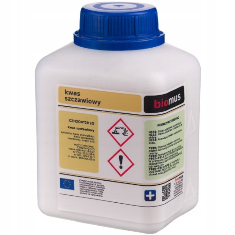 

Biomus Kwas szczawiowy dwuwodny czysty 99,6% 500g