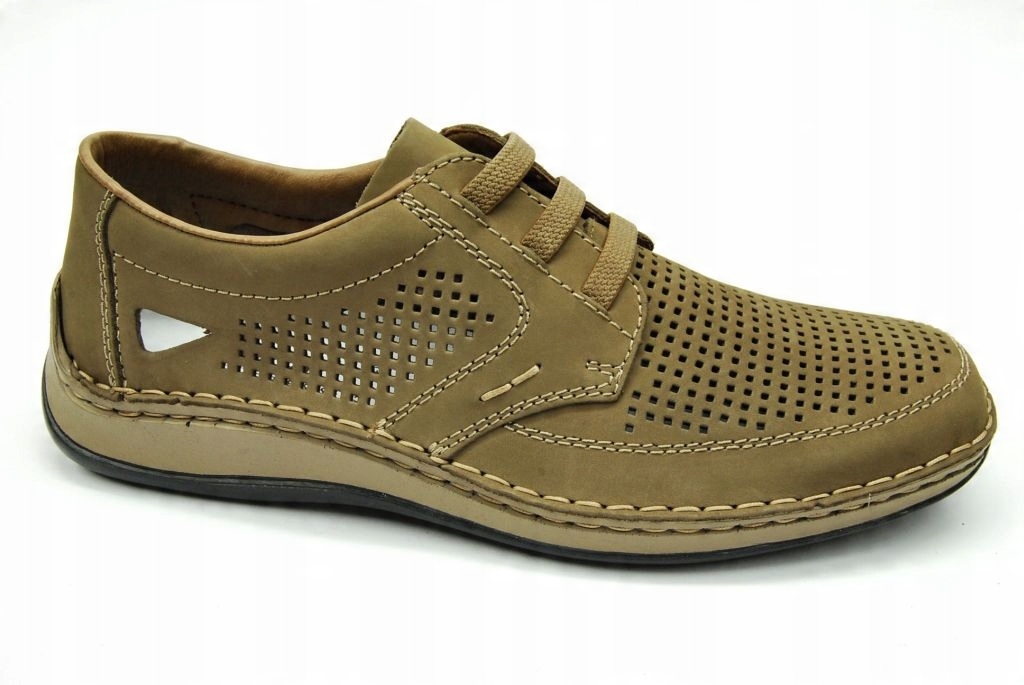 

Rieker 05259 buty Antistres męskie wsuwki Skóra 43