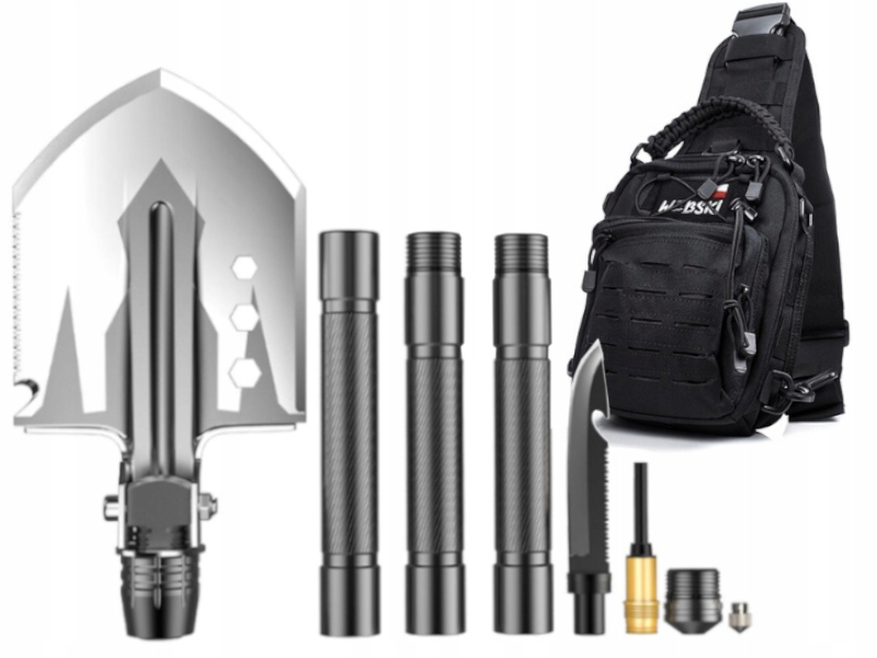 Saperka Multifunkční lopata Multi 12v1 Batoh