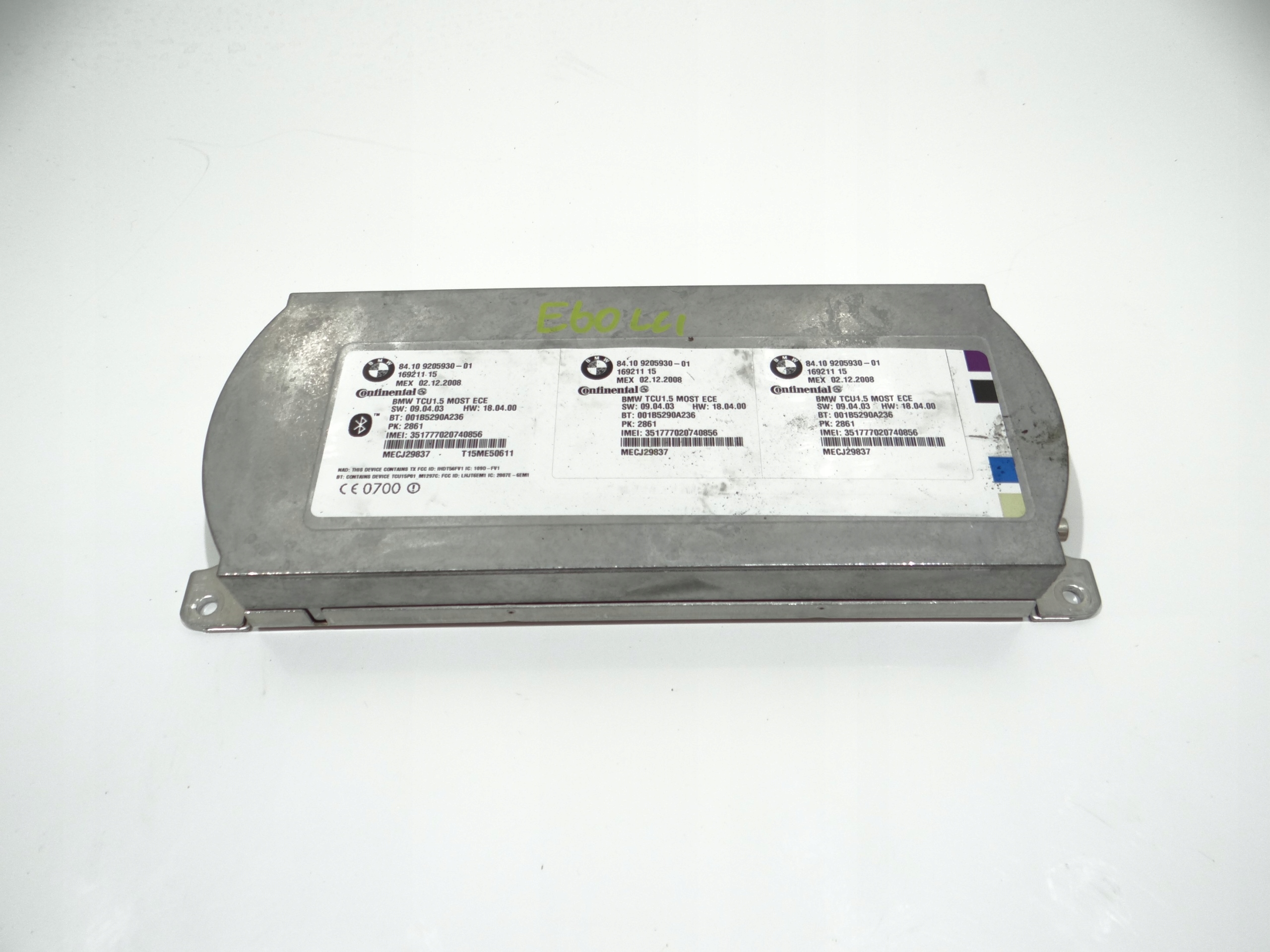 modulo Centralina BLUETOOTH BMW E60 LCI 9205930