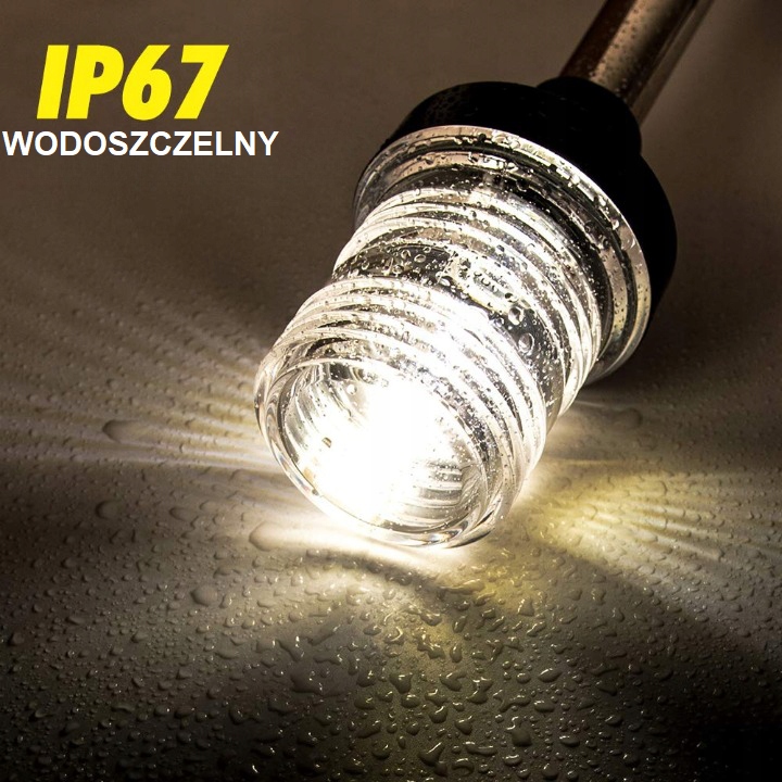 ŚWIATŁO LED PONTON ŁÓDŹ JACHT KOTWICA ŻEGLARSTWO Waga produktu z opakowaniem jednostkowym 1 kg