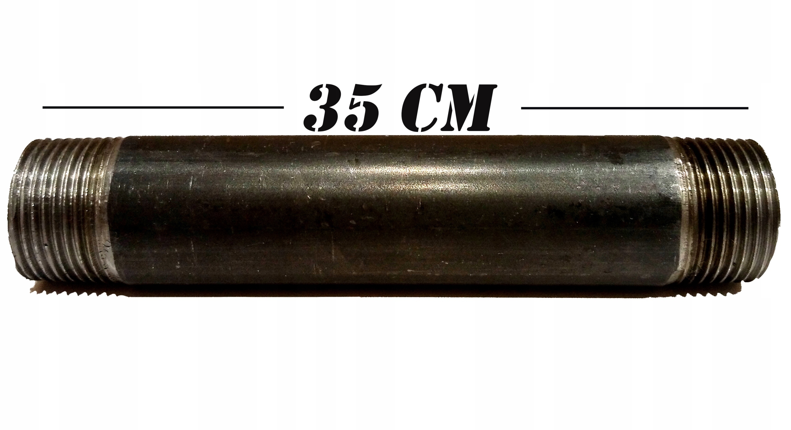 

Rura stalowa czarna gwintowana 5/4" 35 cm