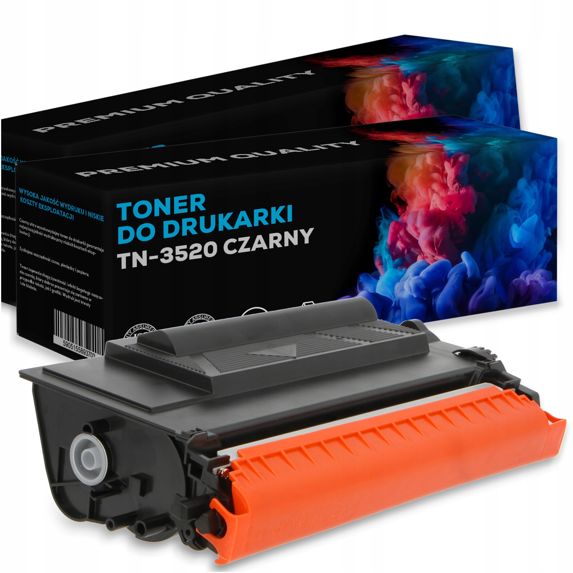 2x Toner pro Brother TN-3520 HL-L6400DW MFC-L6900DW Lj