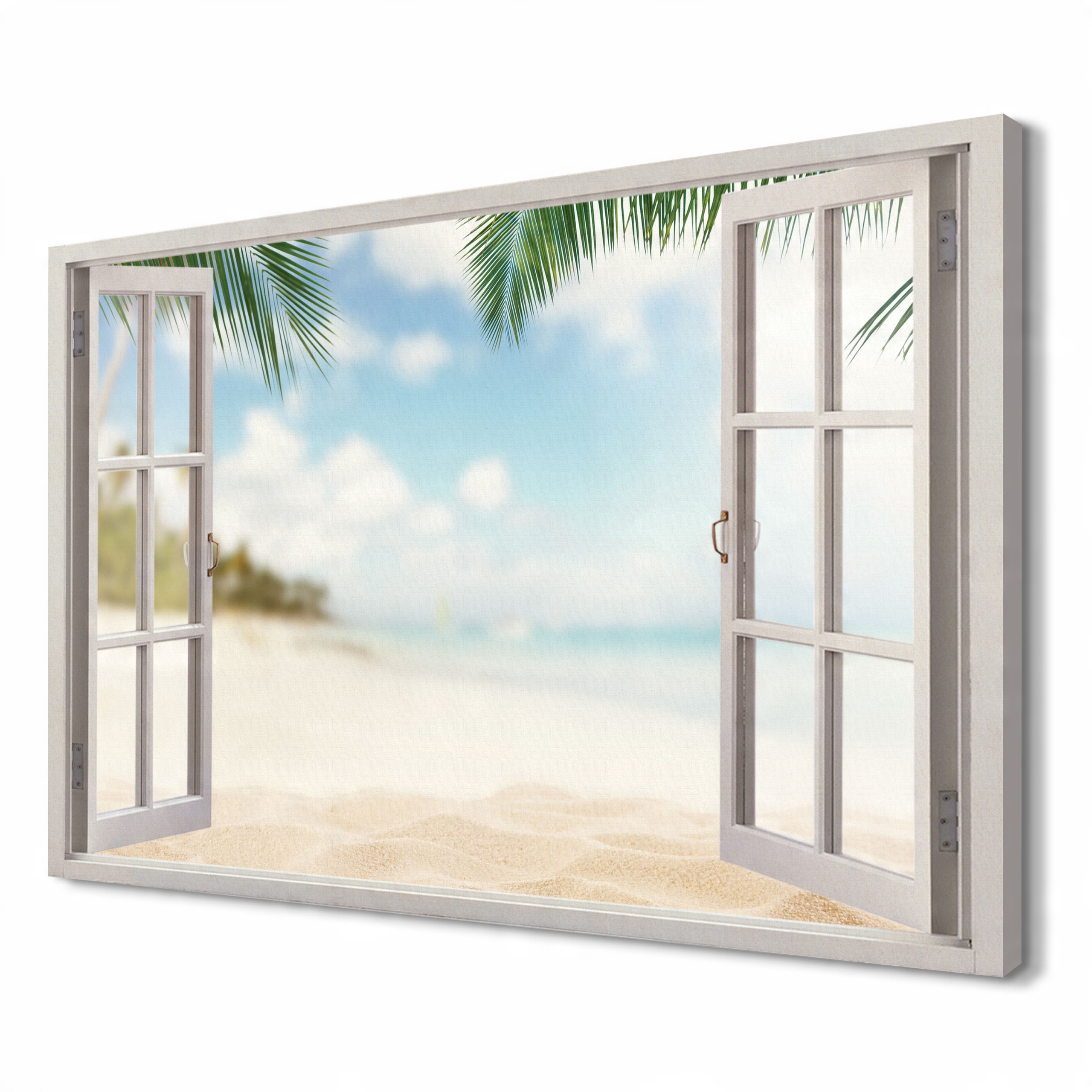 

Słońce ocean piasek Obraz canvas 3d 120x80 ścienny