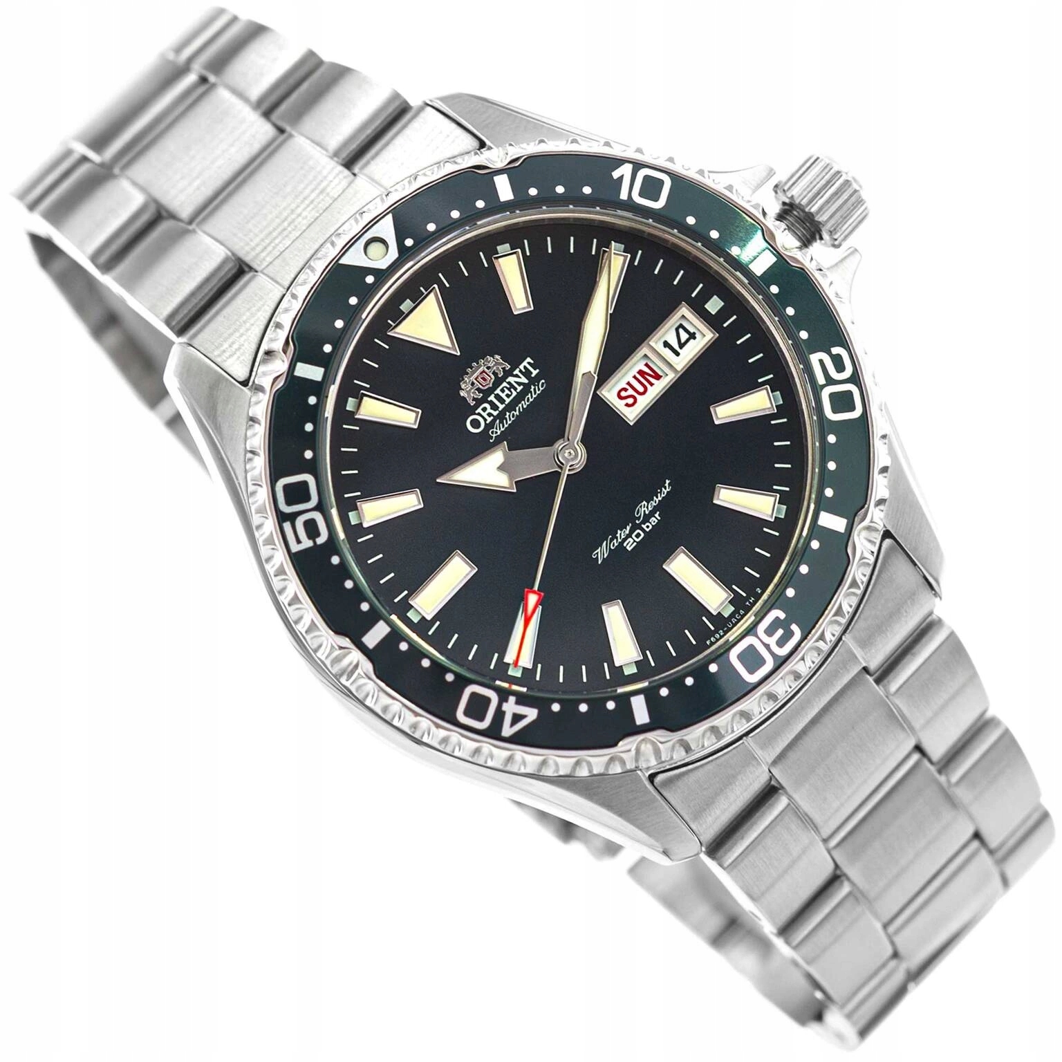 Pánské Hodinky Orient RA-AA0004E39B Kamasu Automatic Stříbrné Na Náramku