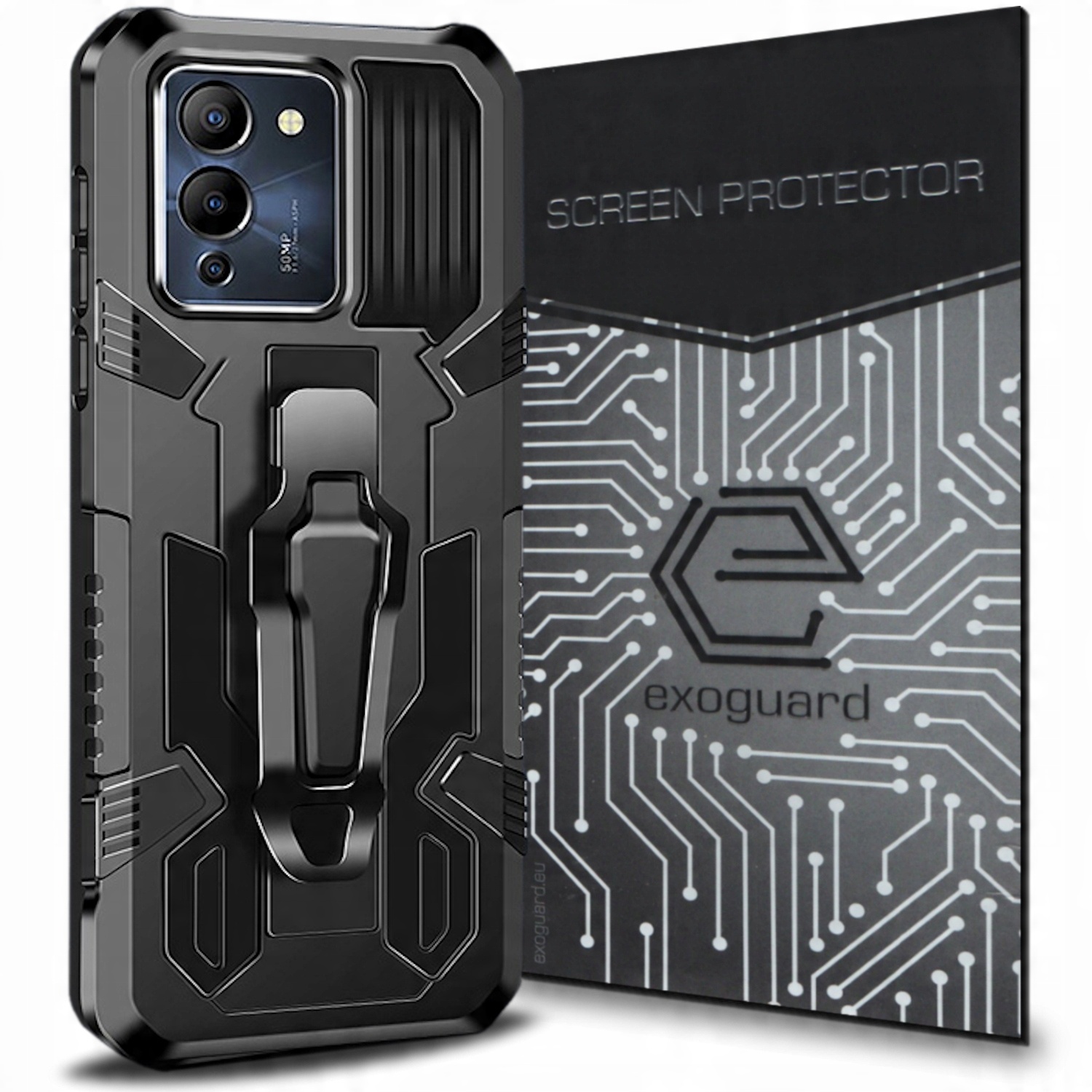 

Etui Pancerne Case+szkło do Infinix Note 12 (G96)