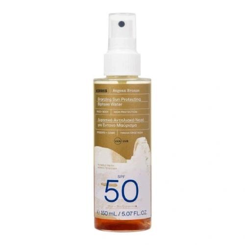Aegean Bronze Dwufazowy spray do ciała SPF50 wodoodporny