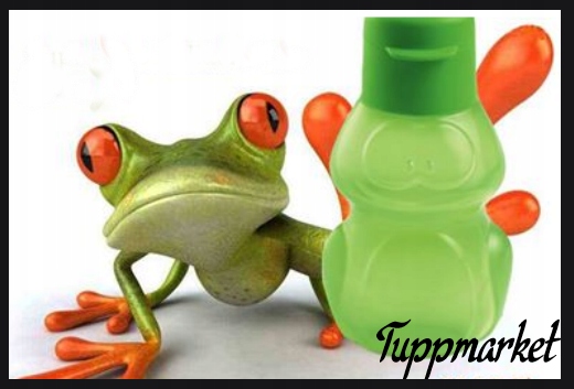 

Tupperware Oryginalna Aqua żabka Butelka faktura