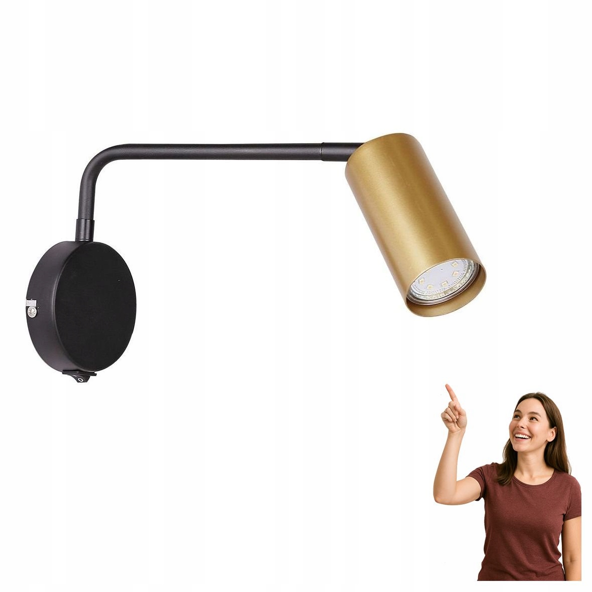Nástěnná lampa s pohyblivým ramenem Tina 21-76816 Candellux