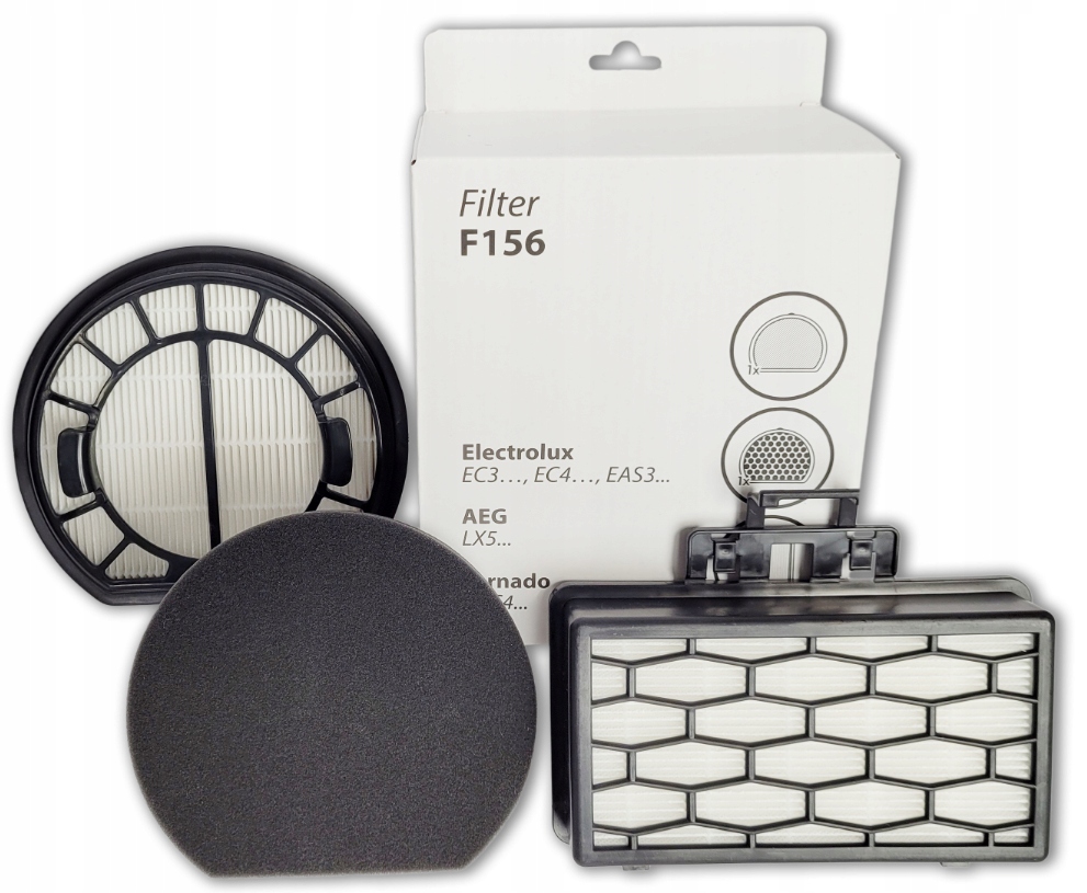 FILTRY do odkurzacza F156 ELECTROLUX EC416DB Oryginał