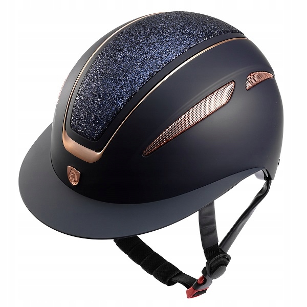 Kask jeździecki Ariete Tattini navy/rose gold M (56-58)