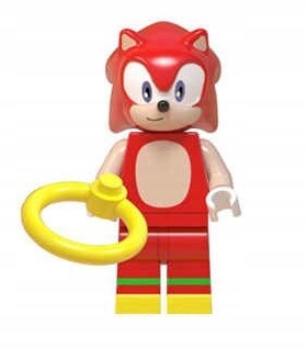 

klocki figurka Sonic czerwony