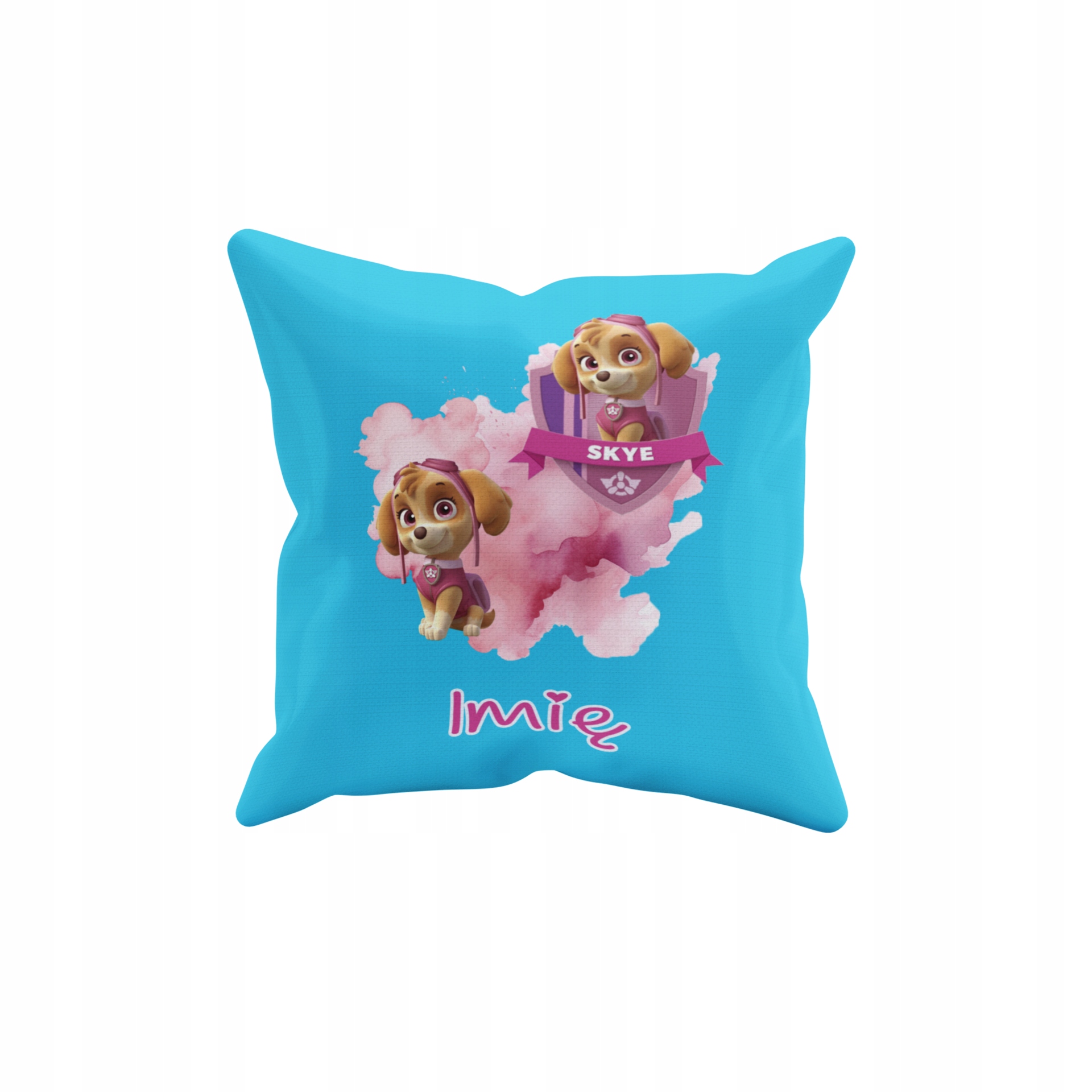 POSZEWKA NA PODUSZKĘ JAŚKA DO PRZEDSZKOLA PSI PATROL SKYE + IMIĘ GRATIS Waga produktu z opakowaniem jednostkowym 0.5 kg