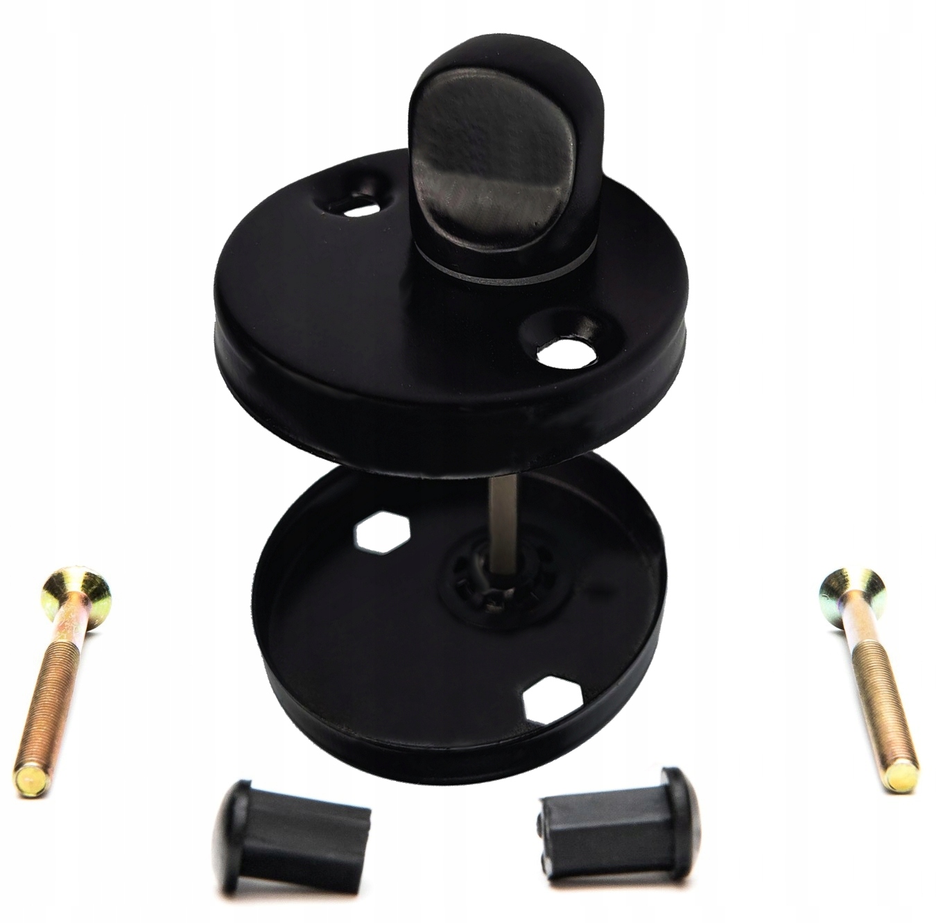 

Szyld, rozeta do drzwi okrągła do Wc czarna